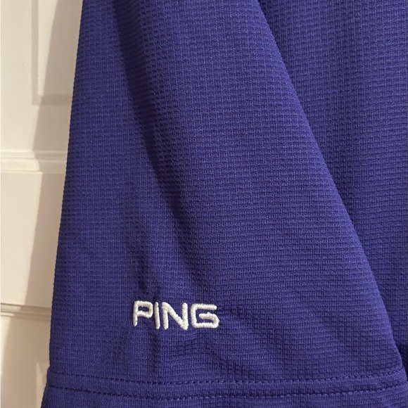 Ping Men’s Purple Polo Golf Shirt Sz Large - Picture 4 of 8